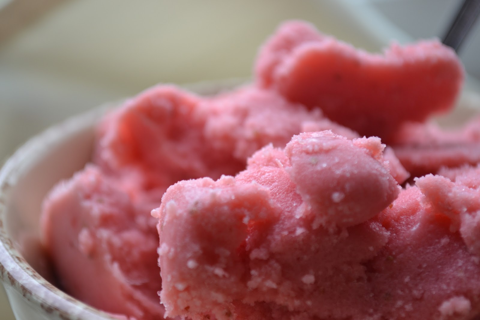 Stuff, Things, etc. StrawberryLime Frozen Yogurt