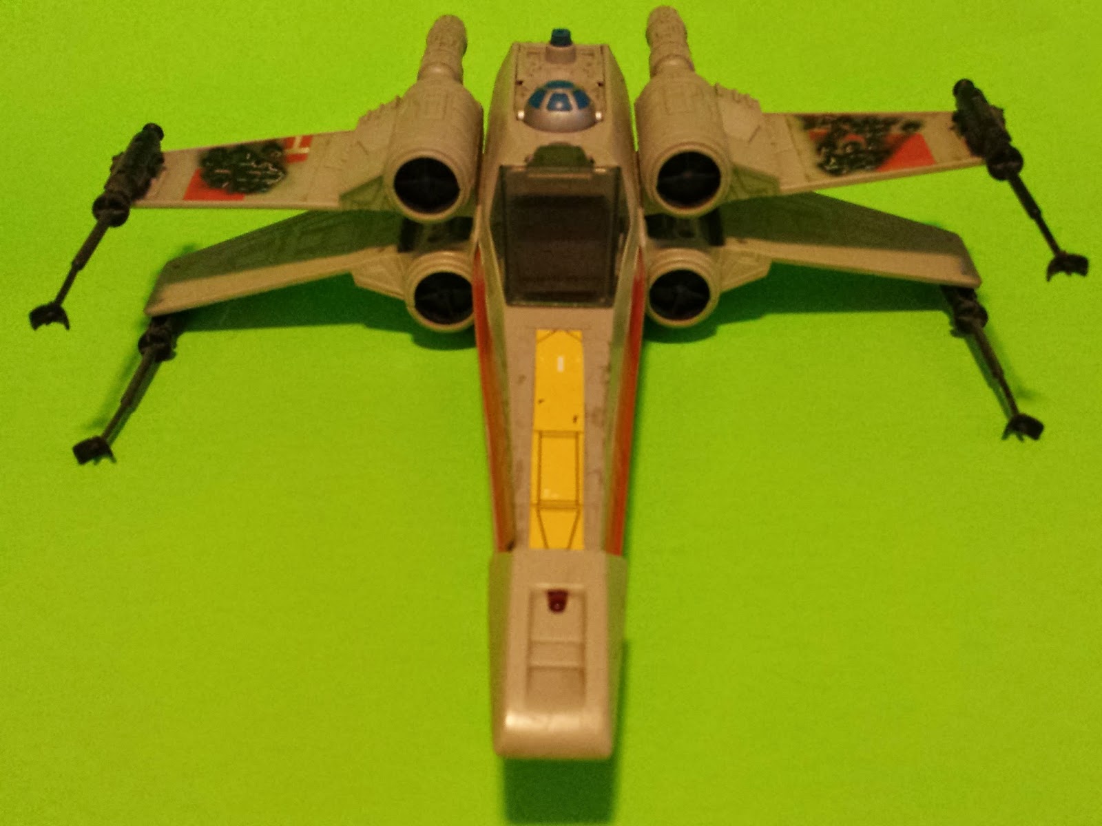Vintage Star Wars toys and collectibles. XWing Fighter With Battle Damage
