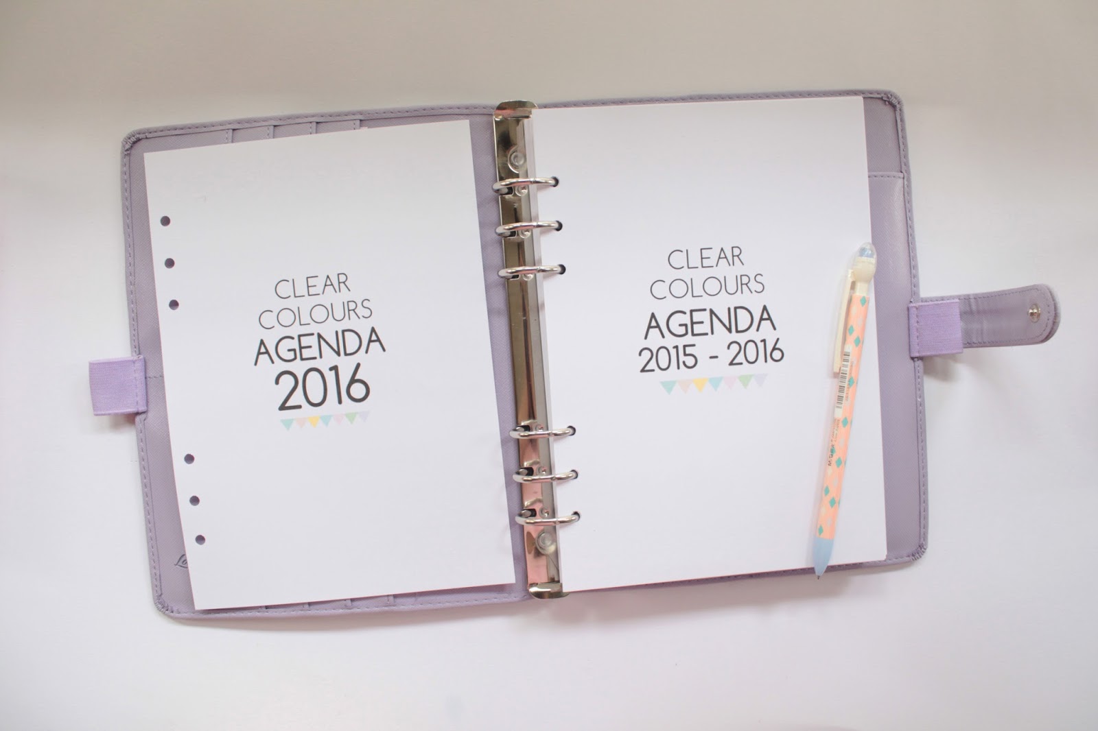 clear colours agenda clear colours 2015 2016 y organizador blogger formato de agenda 2015