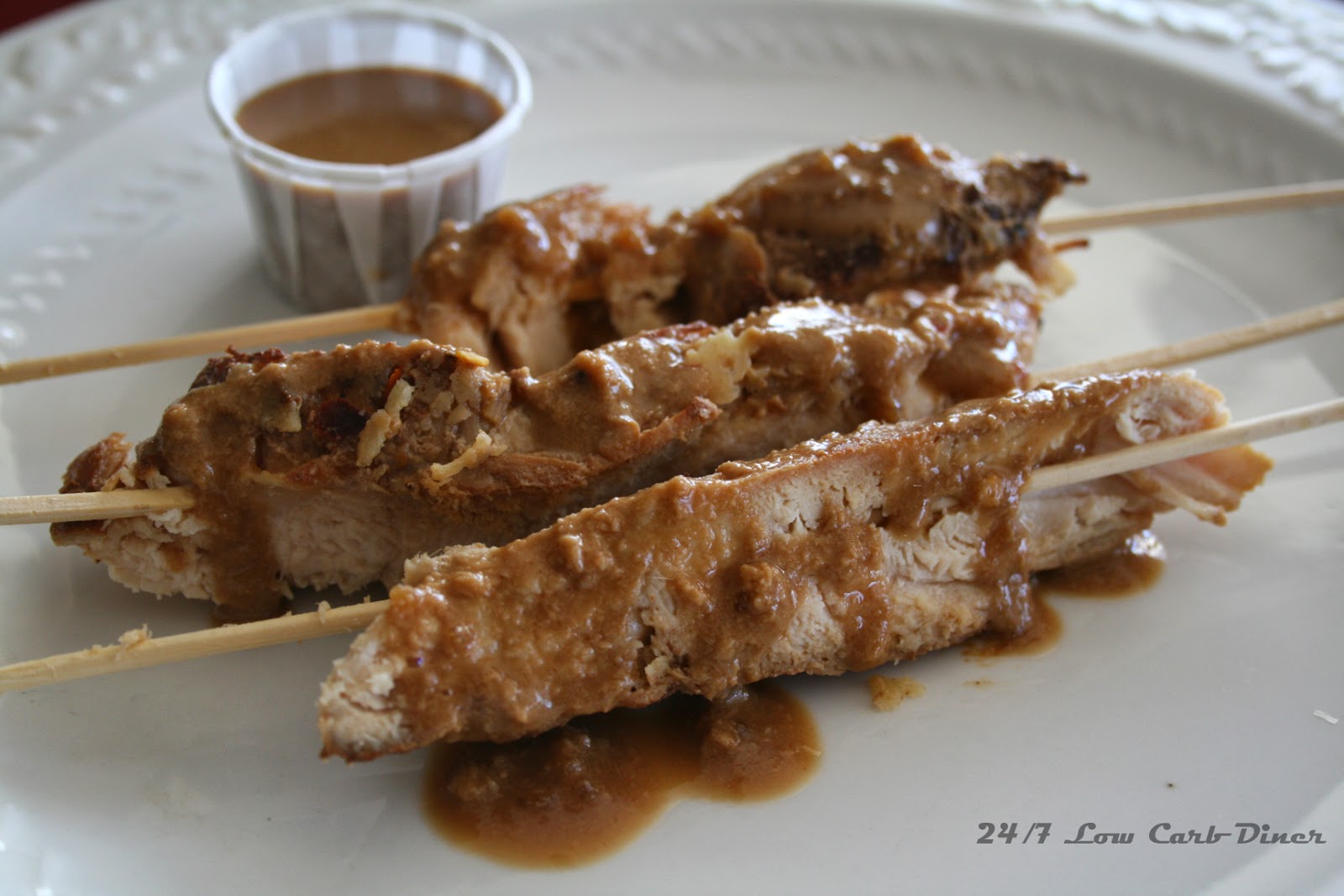 24/7 Low Carb Diner Among Friends Showcase Maria's Chicken Sate with