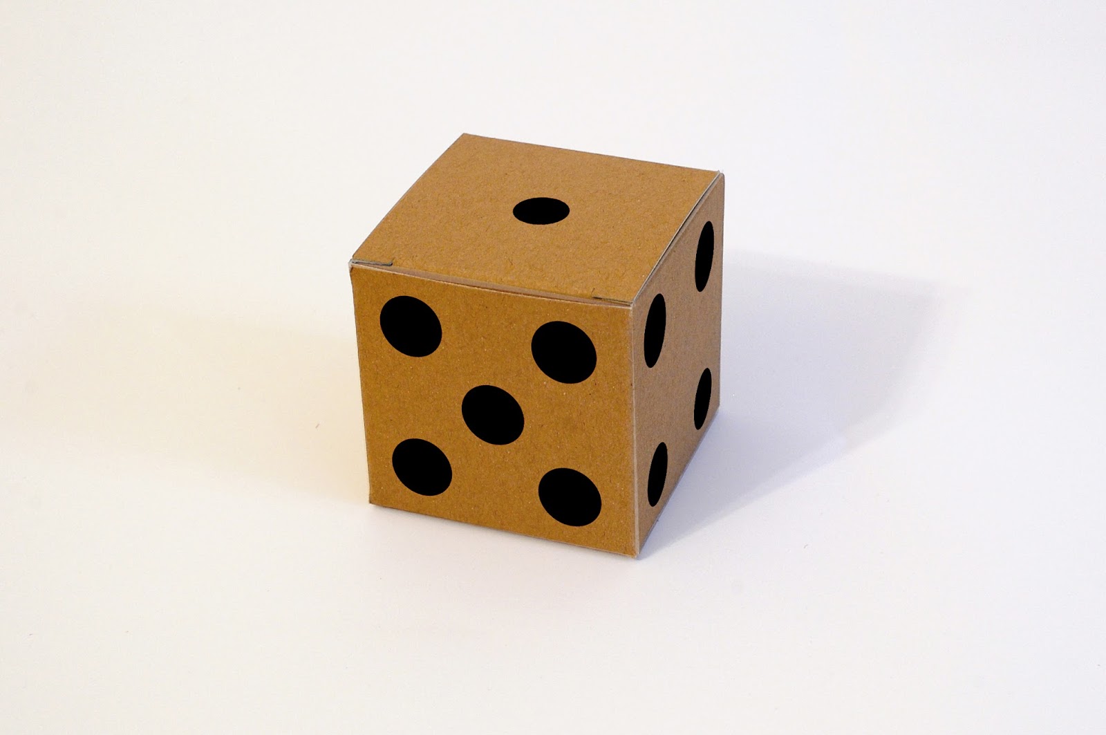 [Etsy sale] Kraft dice pattern gift boxes Funky Box Studio