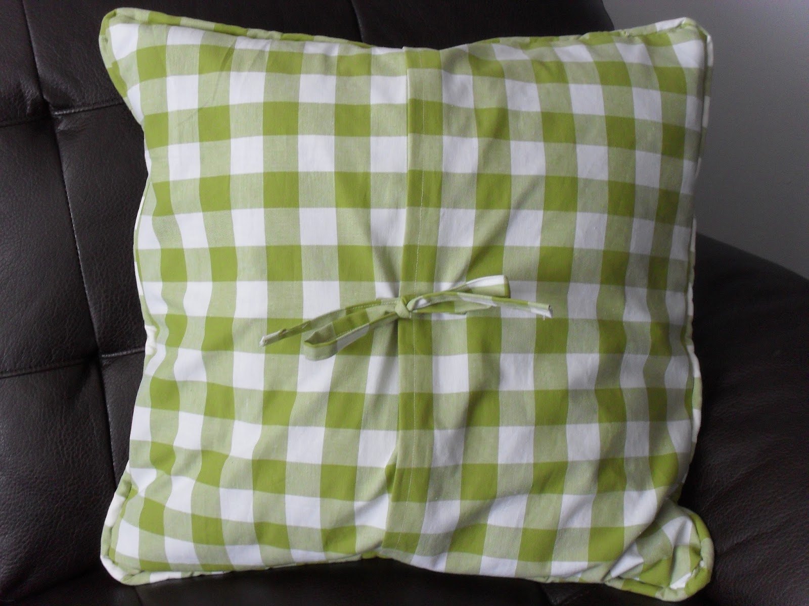 Home Frosting Canvas & Gingham Pillows