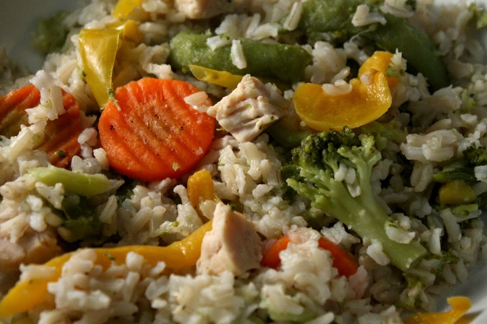 The 99 Cent Chef Rice Bowl with Chicken & Veggies