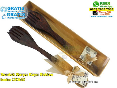 Sendok Garpu Kayu Golden Sendok Garpu Kayu Golden