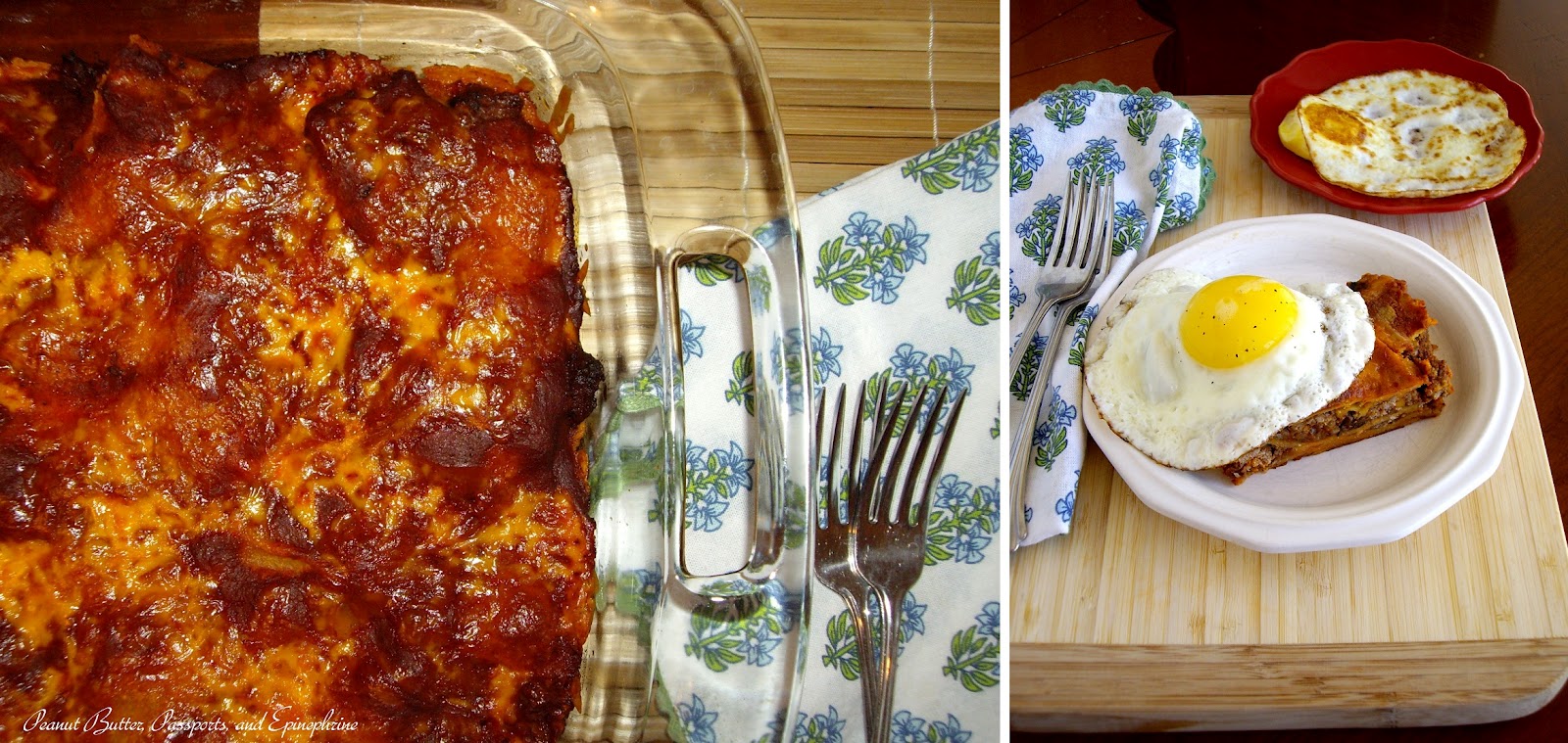 Pure and Peanut Free Enchiladas Montadas