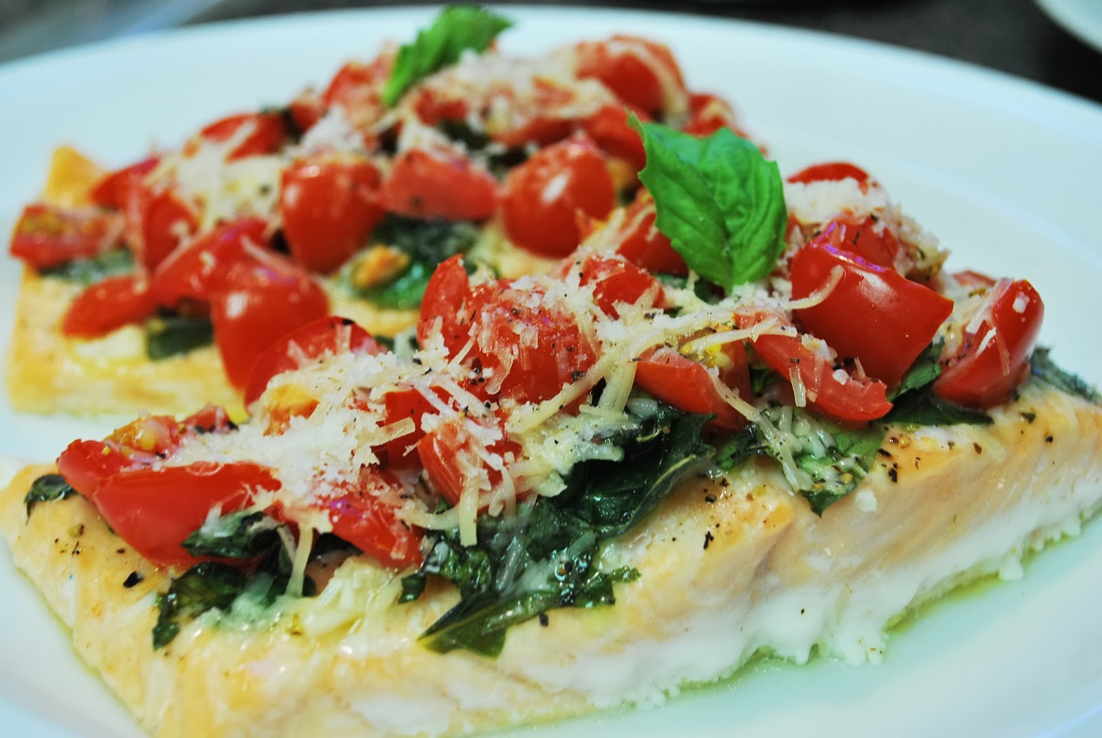 Baked Tomato Basil Salmon Bevy Richmond