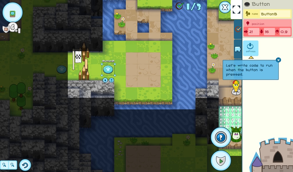 Code Kingdoms ensina javascript com um jogo de aventuras Aberto até