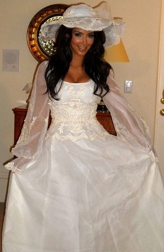 Kim Kardashian Wedding Gowns