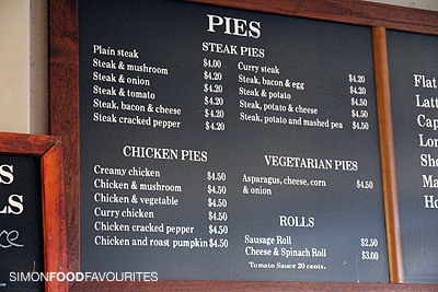 Simon Food Favourites: Clovelly Bakery: Sourdough bread, Pies & Cakes