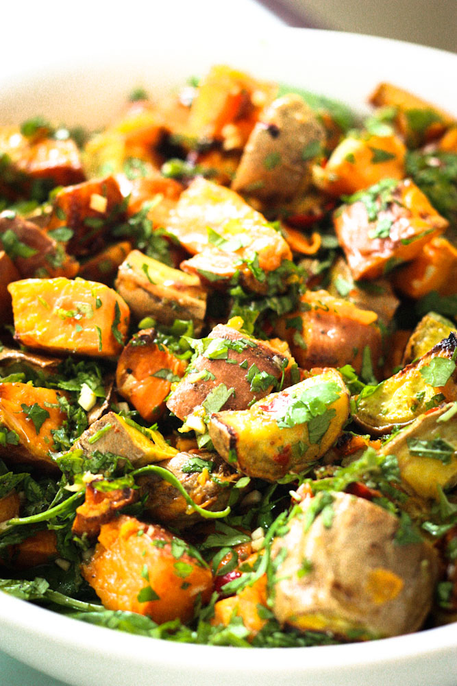 baking = love You say Sweet Potato, I say Kumara Salad with Coriander