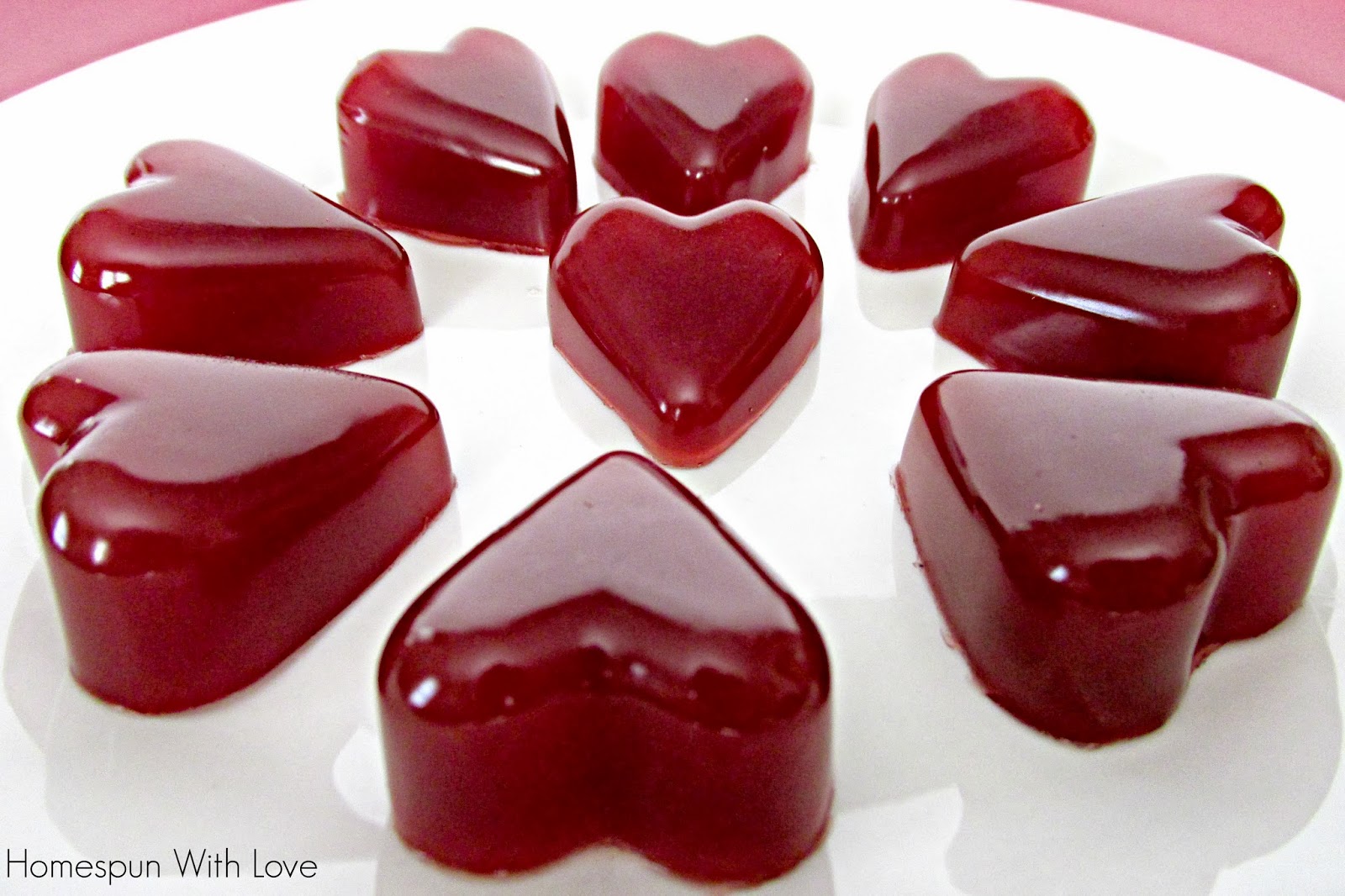 Homespun With Love Tart Cherry Heart Gummies