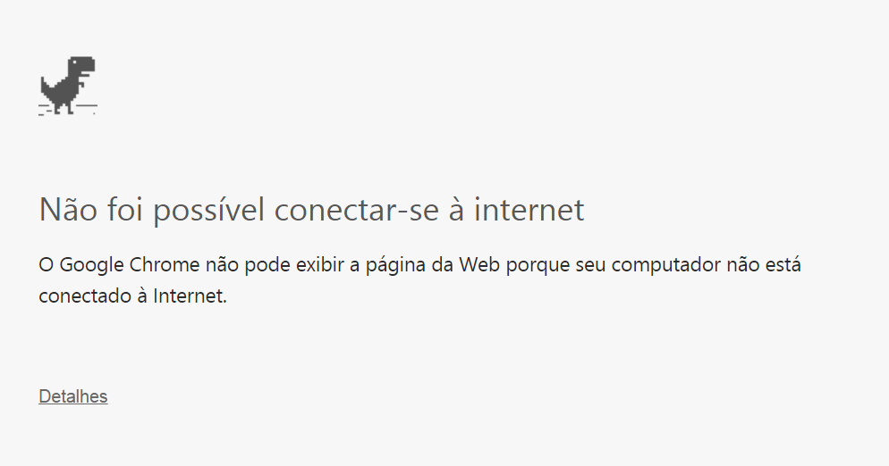 Tecnologia e Outros Mundos: Joguinho do Dinossauro do Google Chrome