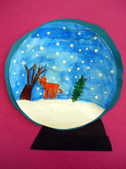 a faithful attempt: Snow Globe Drawings