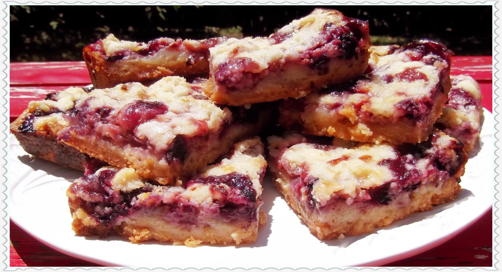 Rosie's Country Baking Summer Berry Pie Bars