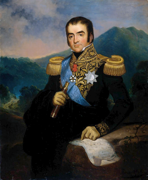 Potret Herman Willem Daendels, 1838