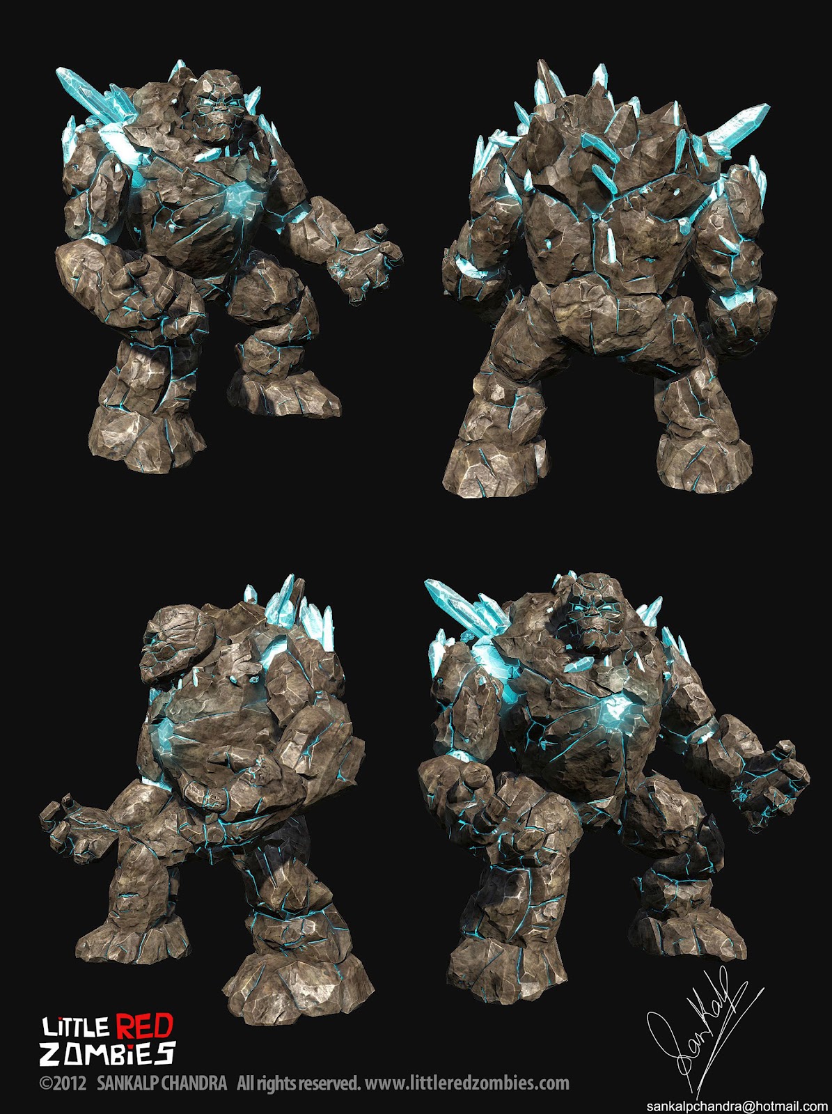 What do you think of my rock golem? Game Art Leadwerks Community
