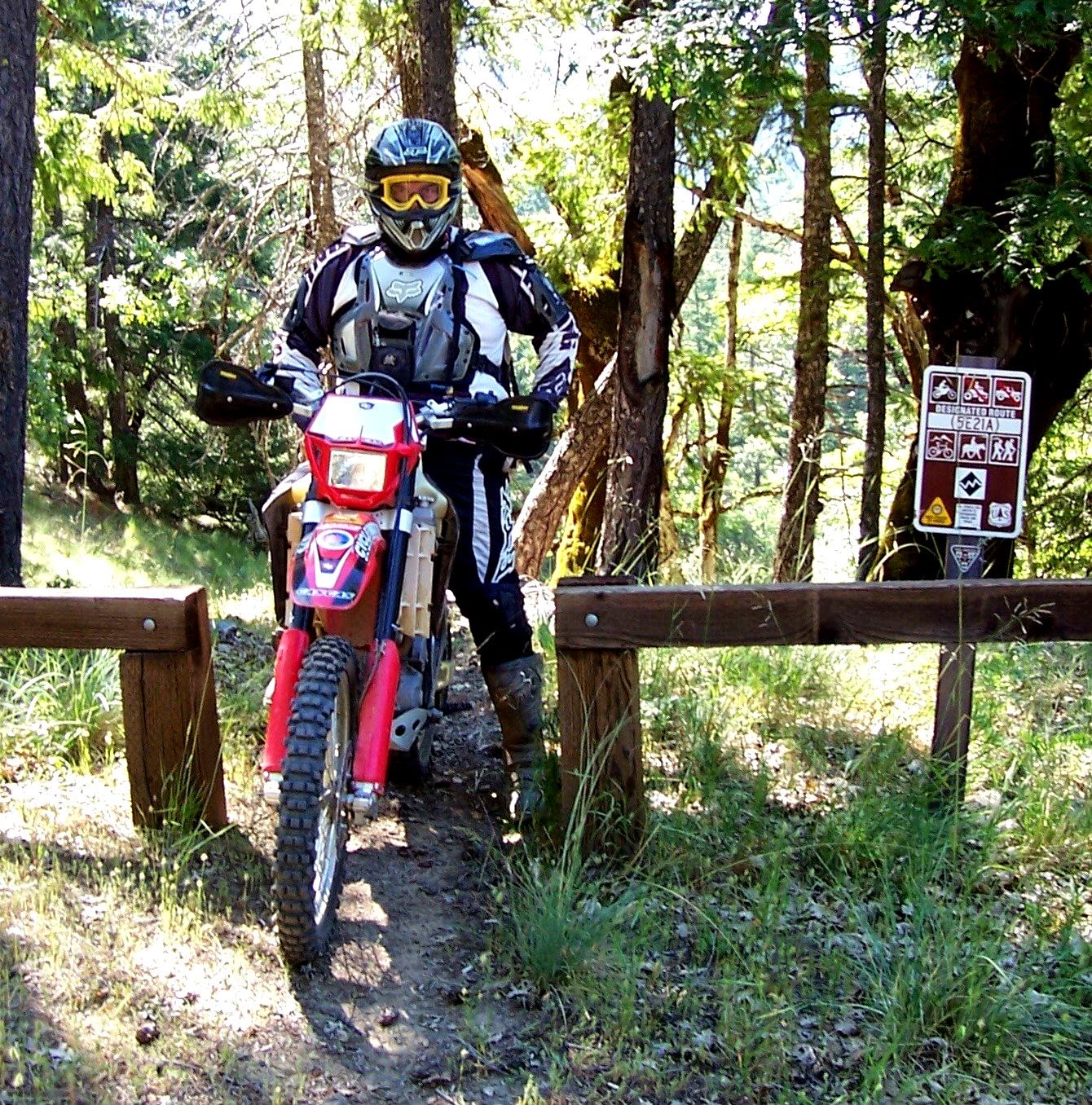 single track dirt bike trails