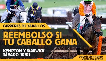 betfair gana 25 euros extras si tu caballo gana Kempton y Warwick 10 enero betfair gana 25 euros extras si tu caballo gana Kempton y Warwick 10 enero
