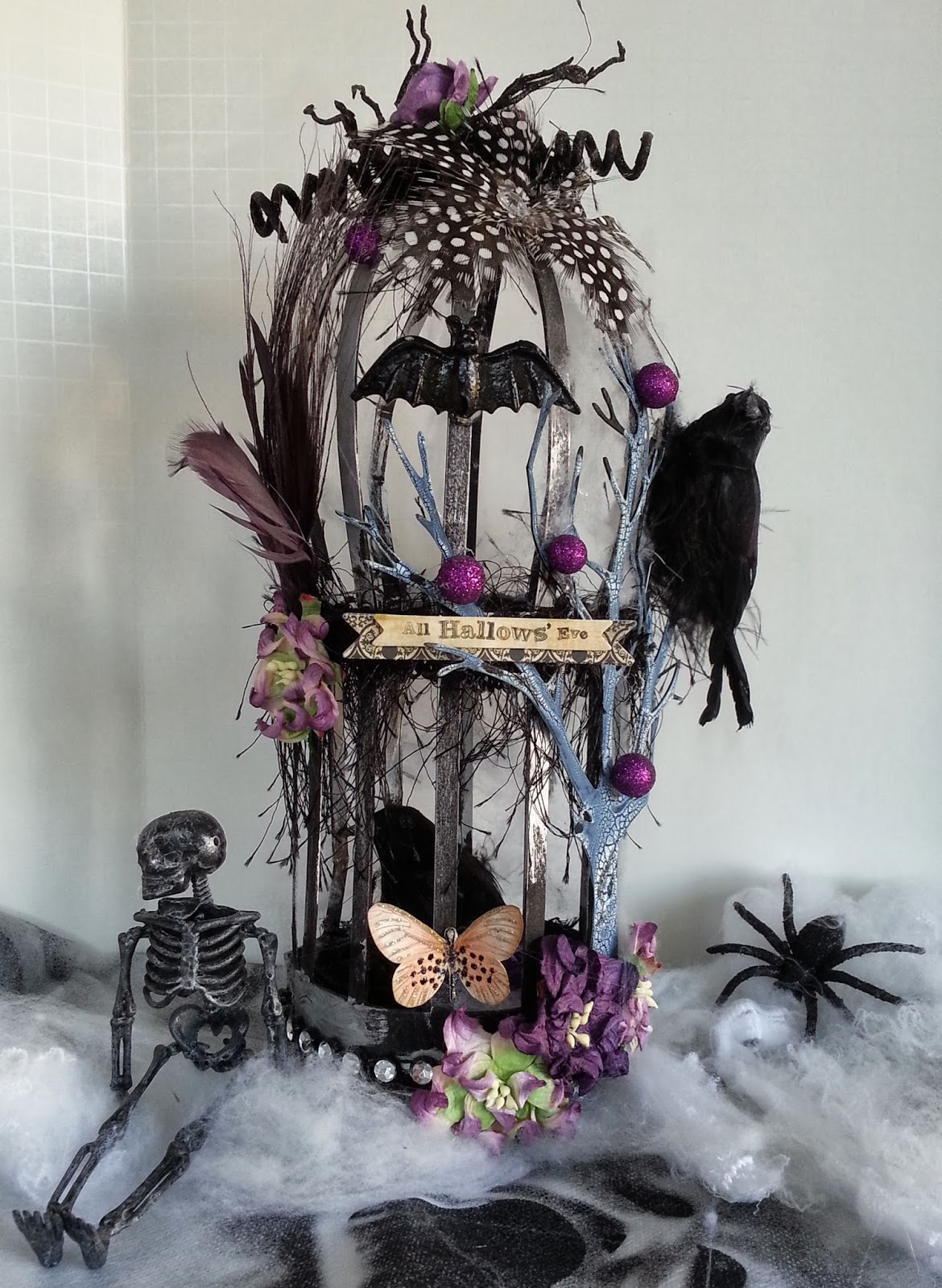 ShelbyDoodle Designs Spooktacular Gothic Birdcage