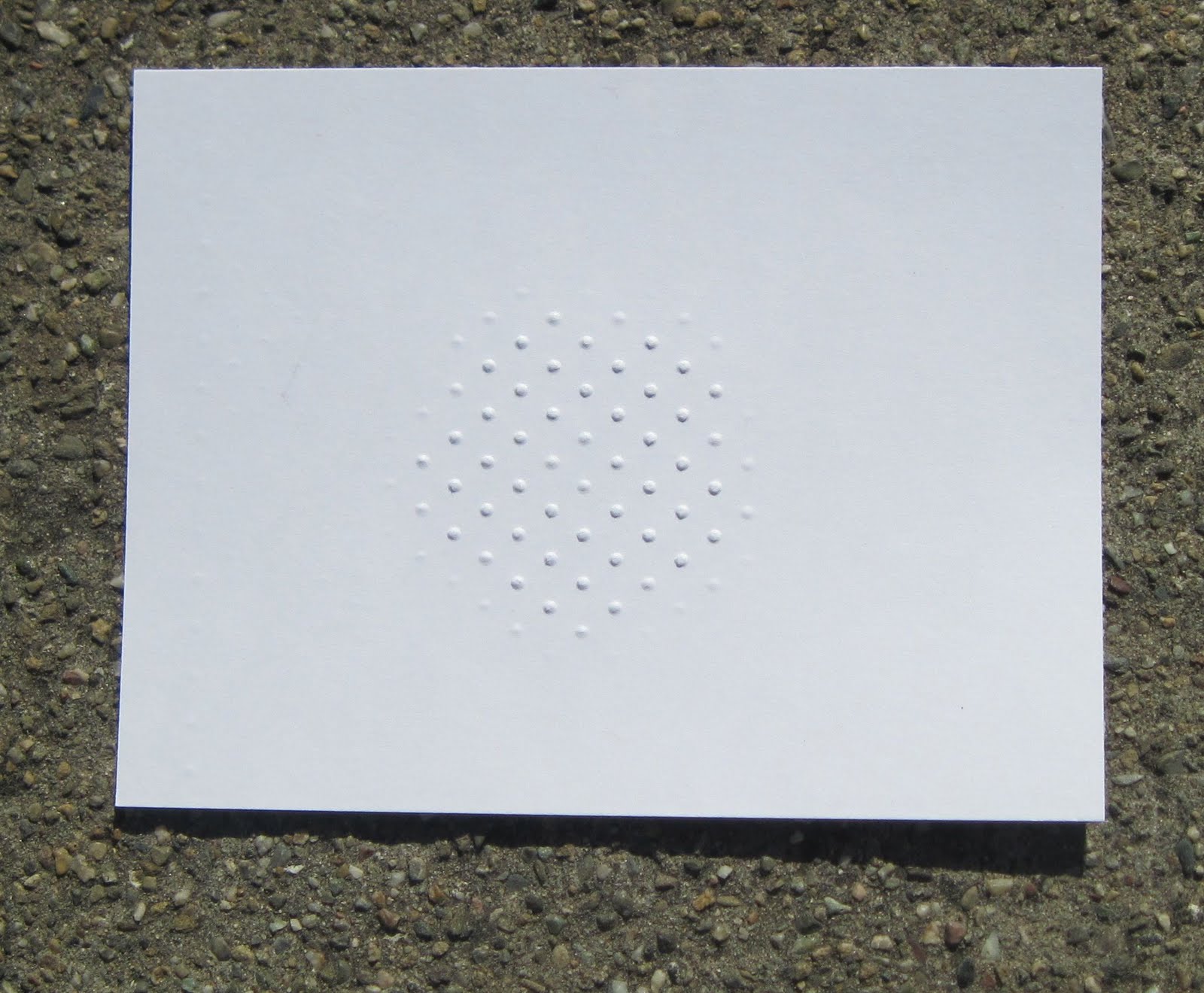 Frantic Stamper Happenings Technique Thursday Embossing Folders