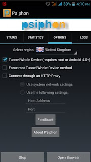 Cara Menggunakan Psiphon pada Android