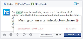 grammarly facebook