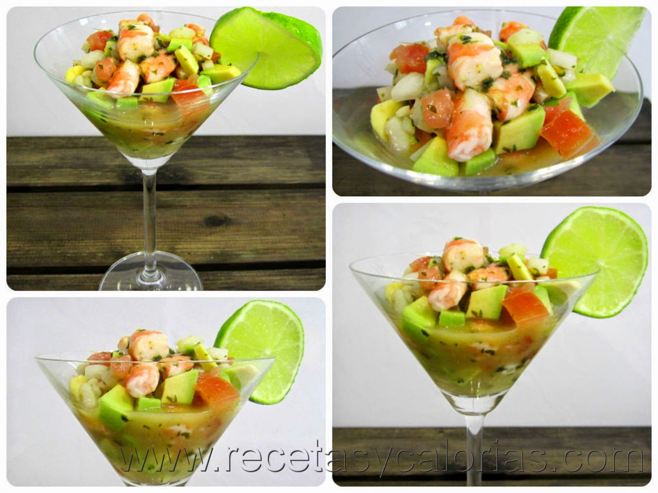 Ceviche De Langostinos Cocidos
