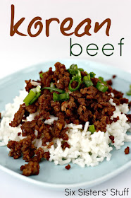 15 Easy Meal Planning Meals :: OrganizingMadeFun.com -- Korean Beef