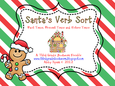 Classroom Freebies Too: Verb Tenses: Santa Style!