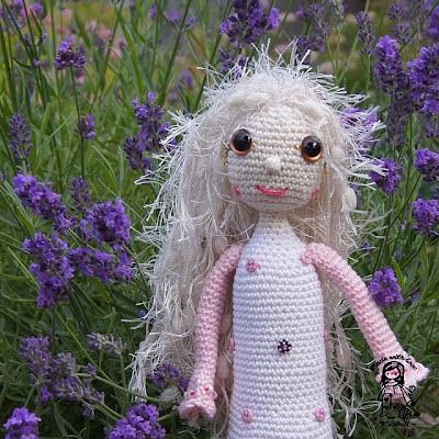 crochet toy, crochet fairy, crochet decoration, crochet doll, vendula maderska design, magic with hook and needles