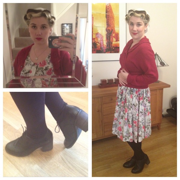 Fancy Dresscapades Vintage Outfit Wearing White In Winter