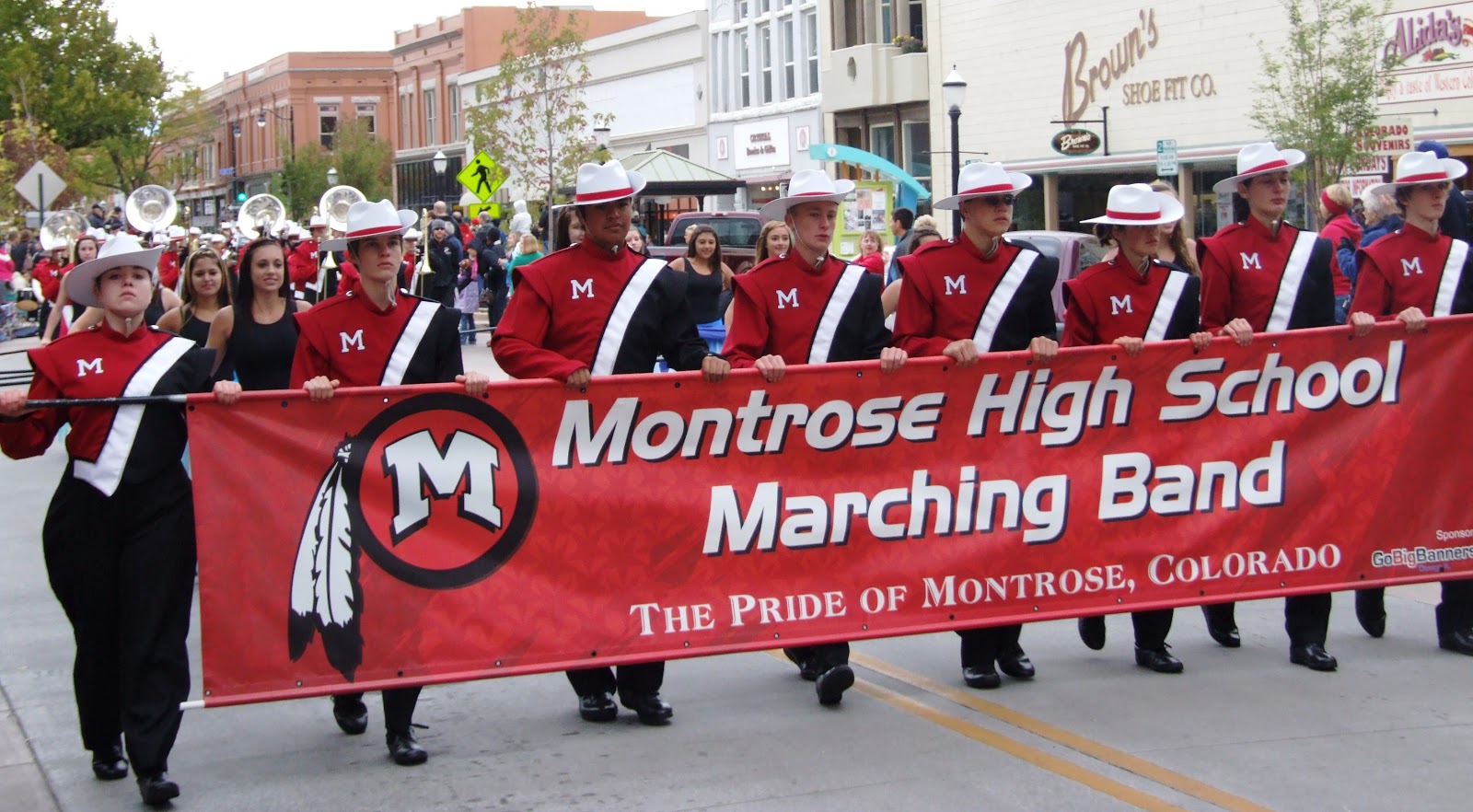 Skunk Tracks Marching Band Competition Parade