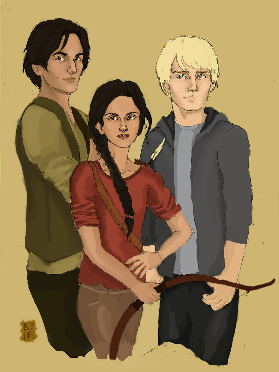 Peeta And Katniss And Gale And Katniss