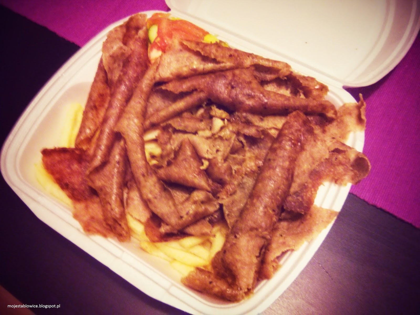 Talerz Kebab Zestaw kebab, jedzenie na wynos