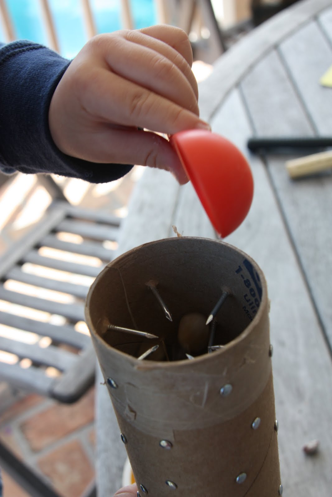 Counting Coconuts Homemade Rainstick