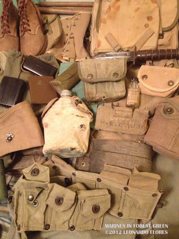 Marines In Forest Green WWII USMC 782 Combat Gear