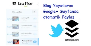 Blog Yayınlarını Google+  Paylaşma