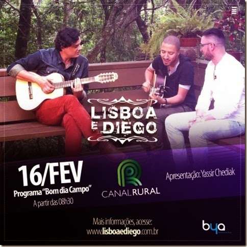 Sertanejo Bão - Mundo Sertanejo: “Bom Dia Campo” recebe a visita de Lisboa  & Diego nesta segunda (16)