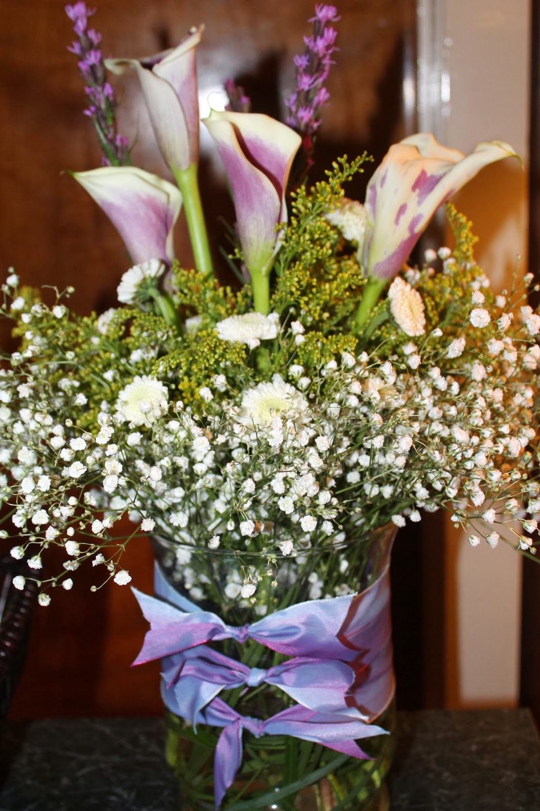 Memorial Tribute Wake Purple Themed Flowers The Art of Events