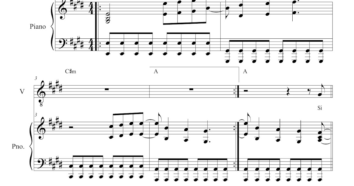 Los Tipitos - Flor Negra (Partitura para piano)