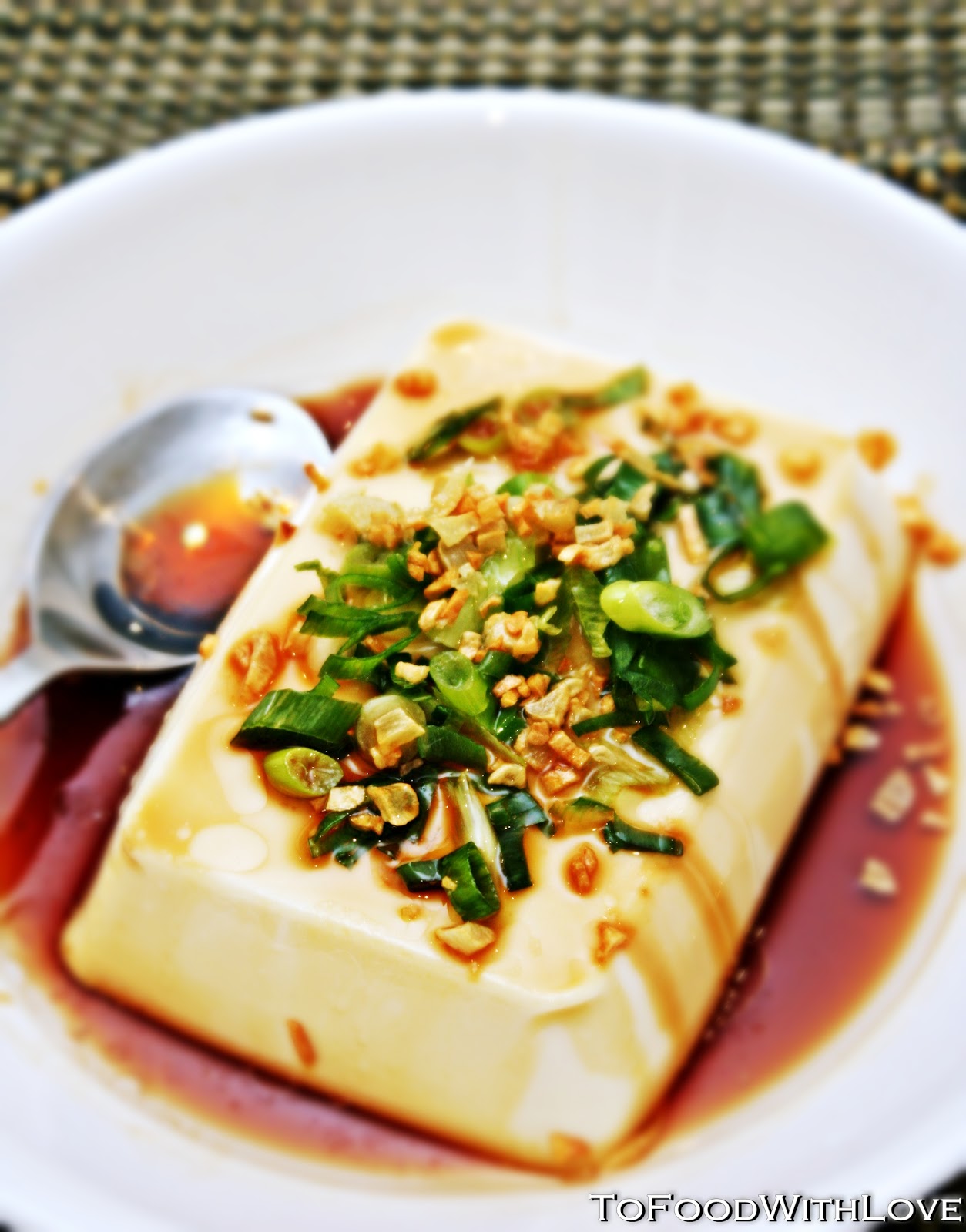 Silken Tofu With Soy Sauce And Chili Oil Recipe — Dishmaps