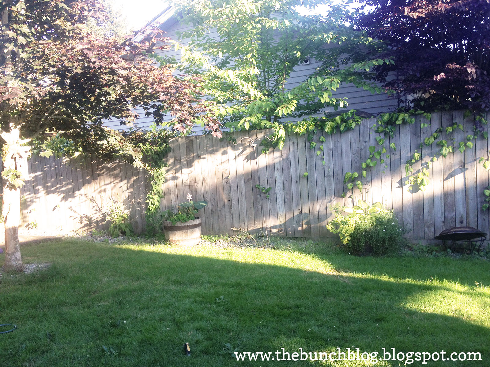 the bunch handcrafted.stylishly Backyard Garden Fence Quote Project