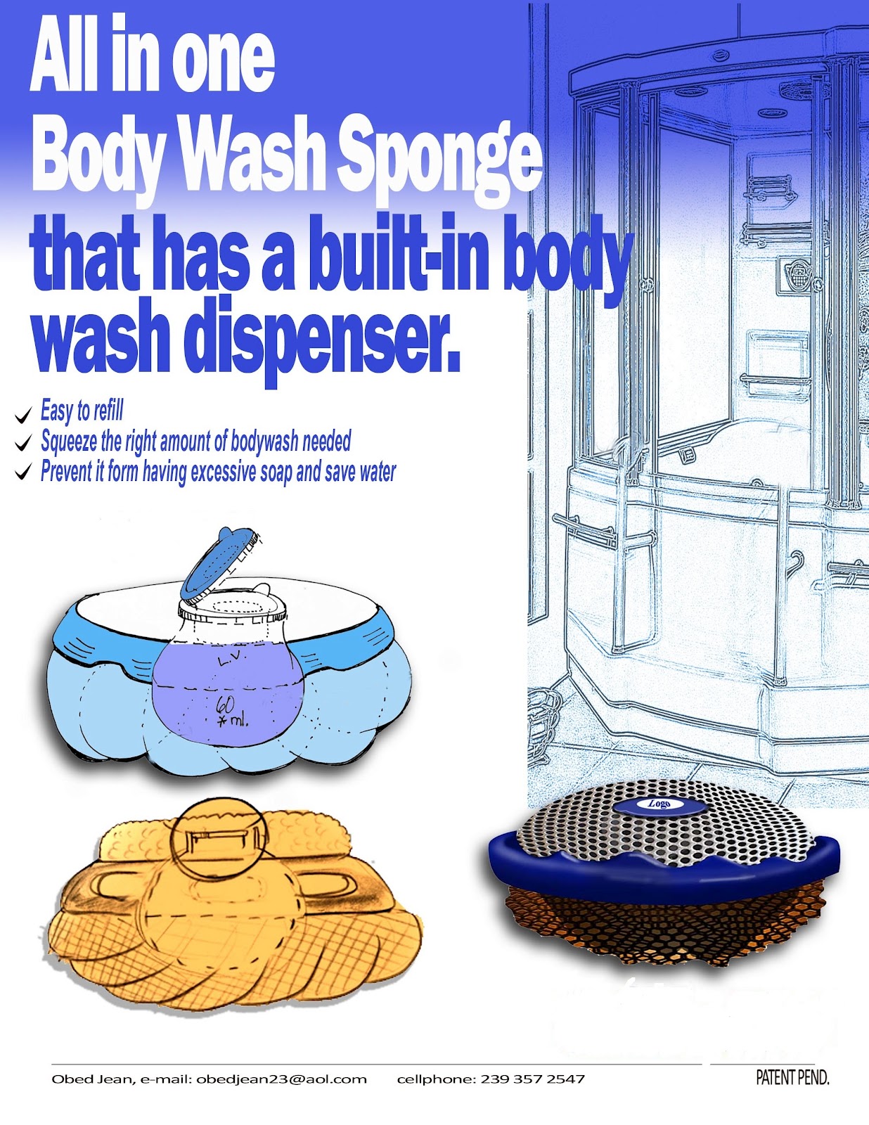 All in one body wash