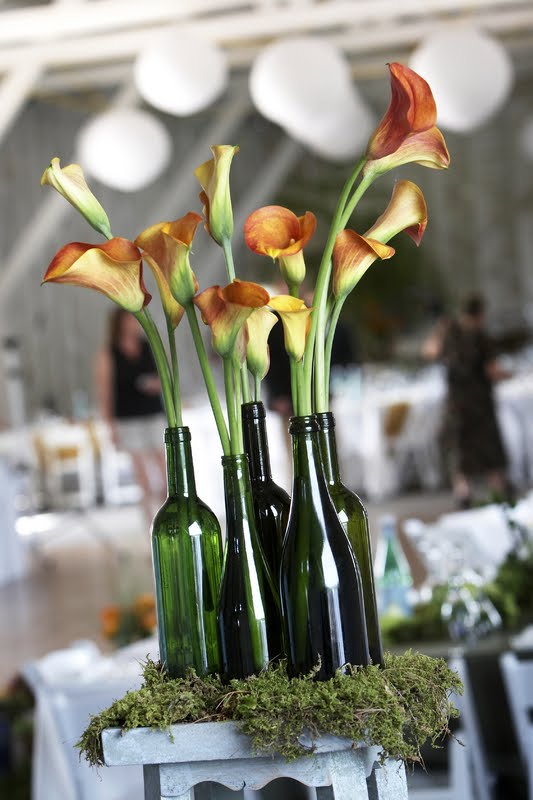 Pure Dymonds Events Wine Bottle Centerpiece Ideas