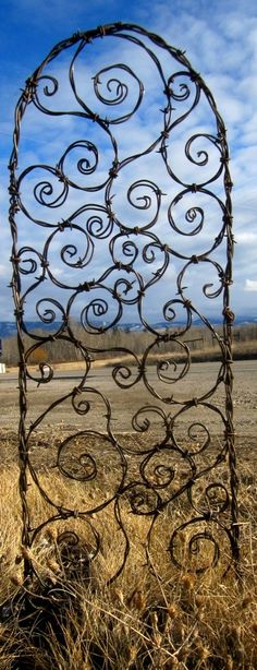The Art Of Up-Cycling: Wire Art, Stones, Barbed Wire-Fab Funky Random