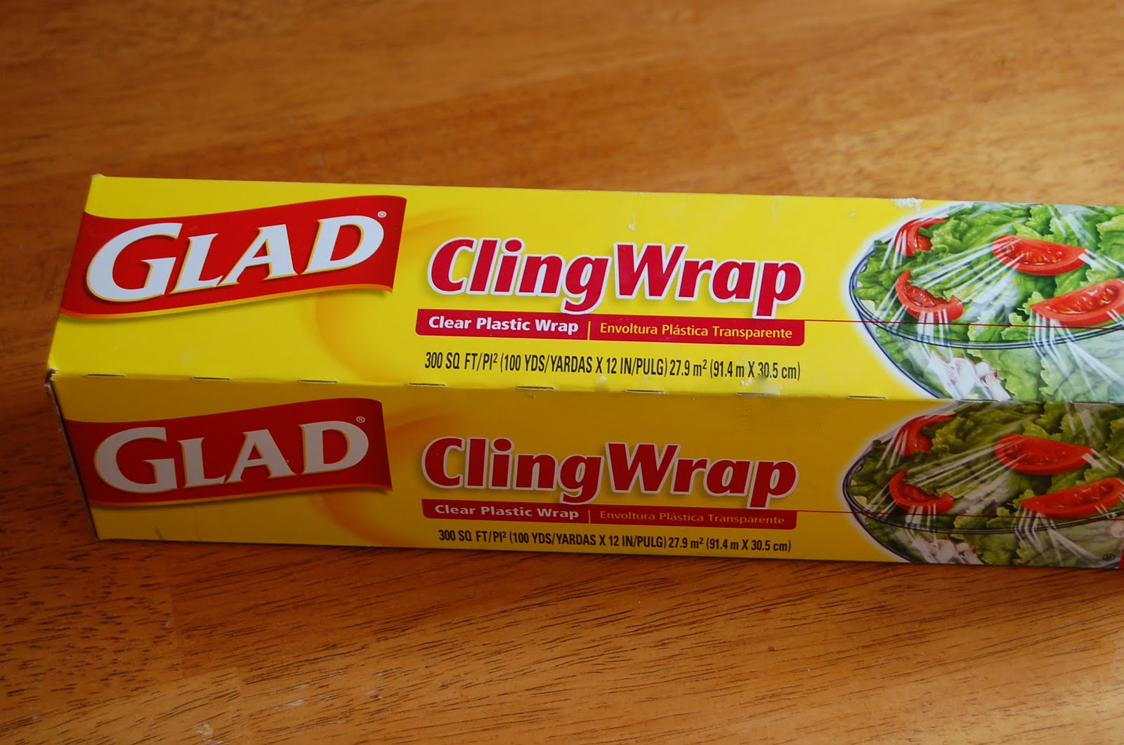 Glad Cling Wrap 300 Square Ft. Roll (Pack of 2)