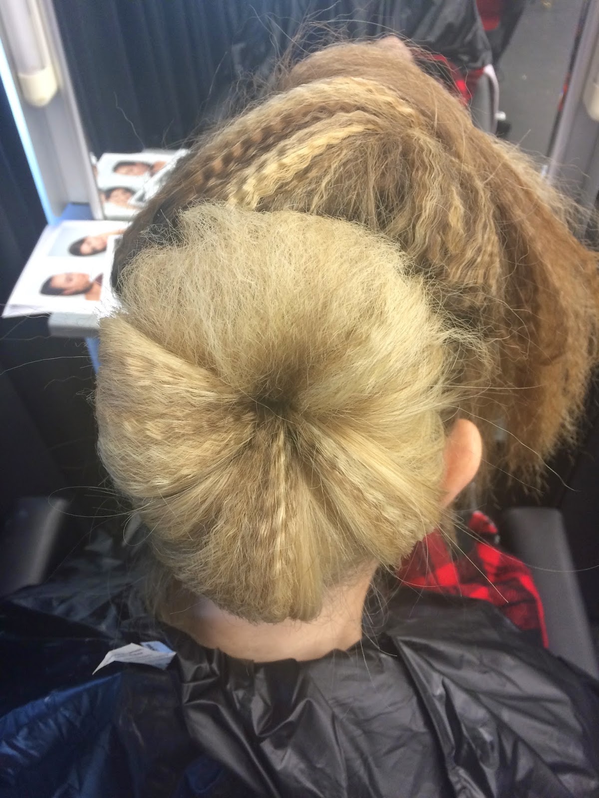 SarahLouise Leftly HAIR Padding! Practise makes perfect!