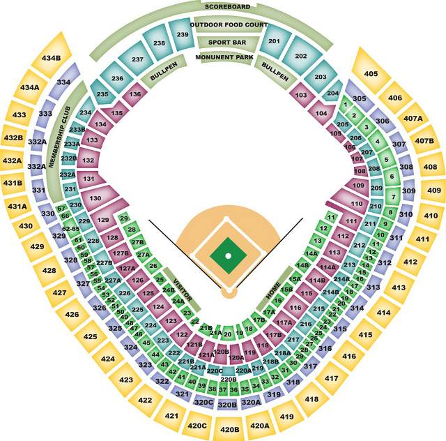 Ny Yankees Seating Chart View
