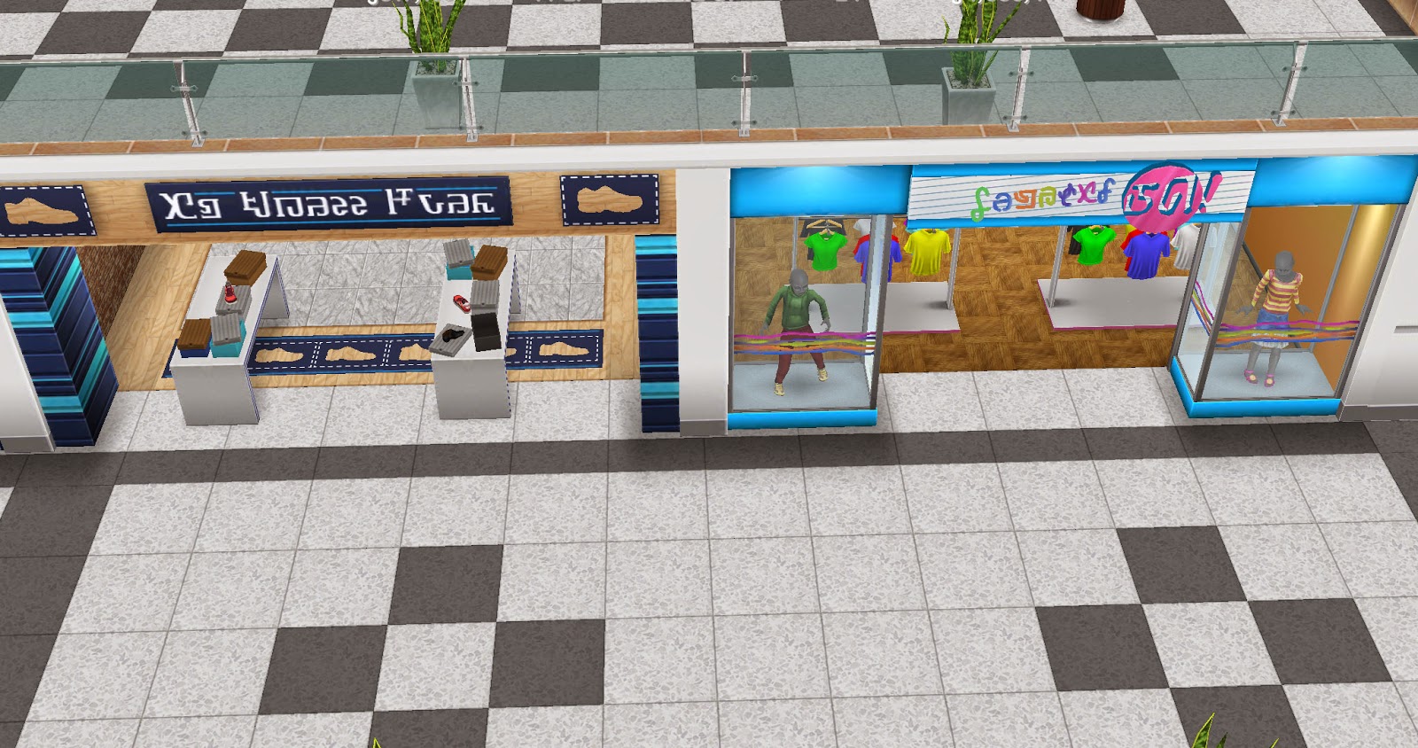 Samiemi Games Sims Freeplay Mall area 2 Fashion walk