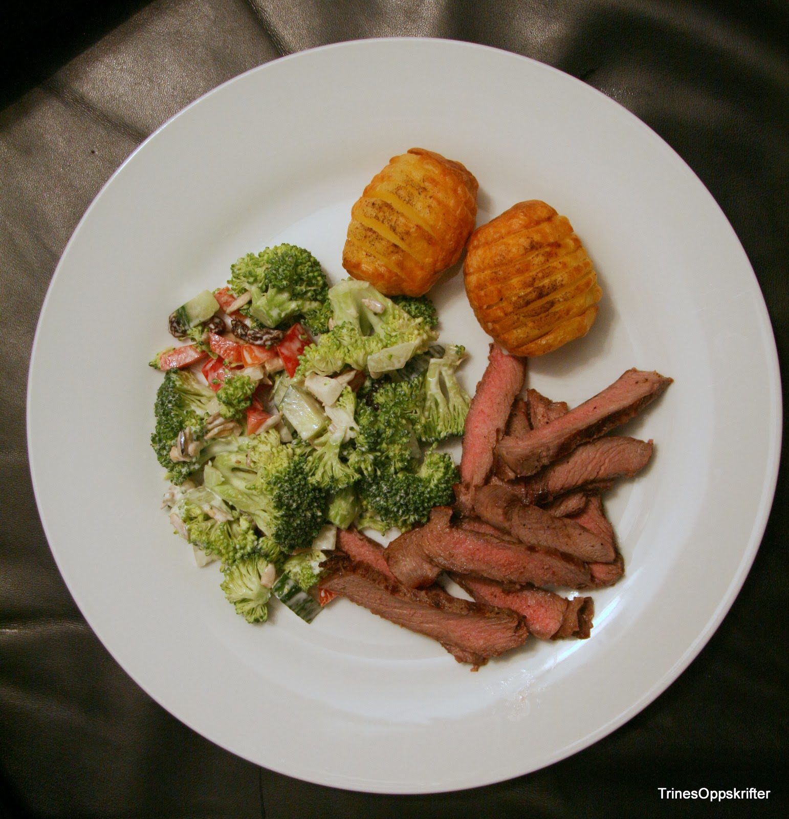 Biff Med Blåmuggost Og Sitron